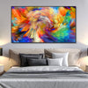 Tableau Abstrait Coloré Rainbow