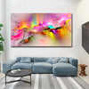 Tableau Abstrait Éclaboussures de Peinture