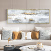 Tableau Abstrait Gris et Or