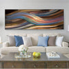 Tableau Abstrait Vagues Arc En Ciel