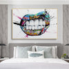 Tableau Bouche Street Art