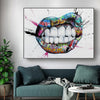 Tableau Bouche Street Art