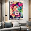 Tableau Lion Roi de la Jungle