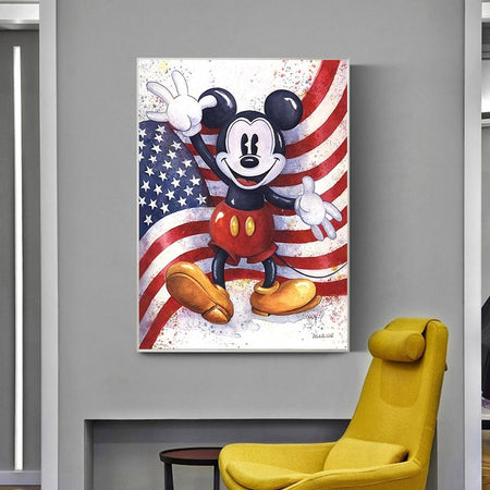 Tableau Disney Mickey USA
