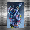 Tableau Doigt D'honneur Street Art