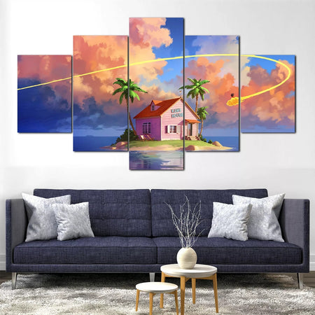 Tableau Dragon Ball Z Kamé House