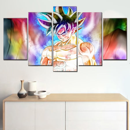 Tableau Dragon Ball Z Son Goku Color Punch