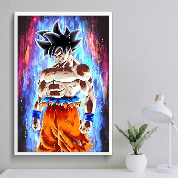 Tableau Dragon Ball Z Son Goku Transformation