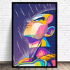 Tableau Dragon Ball Z Vegeta Arc en Ciel