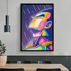 Tableau Dragon Ball Z Vegeta Arc en Ciel