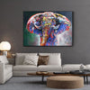 Tableau Éléphant Coloré