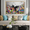 Tableau Graffiti sur Mur