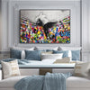 Tableau Graffiti sur Mur