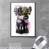 Tableau Kaws Amour