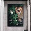 Tableau Lion et Lionne