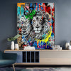 Tableau Lion le Roi de la Jungle