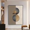 Tableau Moderne Géométrique Golden