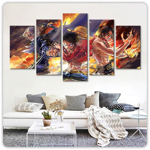 Tableau One Piece Sabo & Luffy & Ace