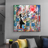 Tableau Petite Fille Street Art