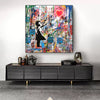 Tableau Petite Fille Street Art
