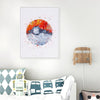 Tableau Pokémon Poké Ball Street Art