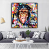 Tableau Singe qui Tire la Langue