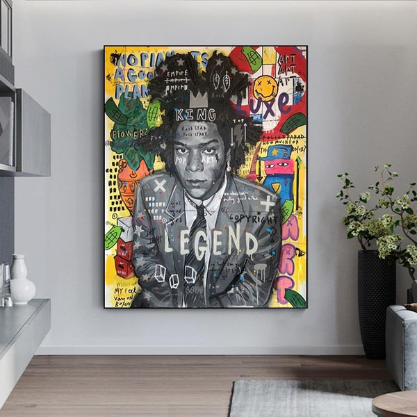 Tableau Street Art Afro-Américain