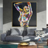 Tableau Street Art Femme Nue