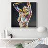 Tableau Street Art Femme Nue