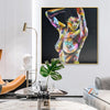 Tableau Street Art Femme Nue
