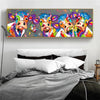 Tableau Vaches Colorées