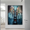 Tableau Visage Femme Désarroi