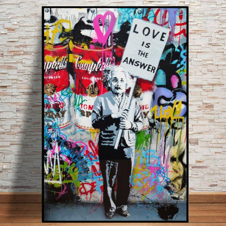 Tableau Albert Einstein Pop Art
