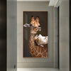 Tableau Couple de Girafes