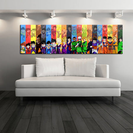 Tableau Dragon Ball Z Color