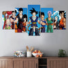Tableau Personnages Dragon Ball Z Gang