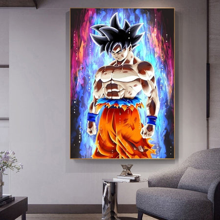 Tableau Dragon Ball Z Son Goku Transformation