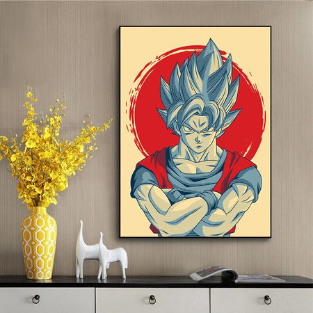 Tableau Dragon Ball Z Super Saiyan Japan