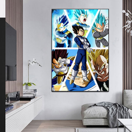 Tableau Dragon Ball Z Vegeta