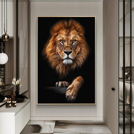 Tableau Lion Majestueux