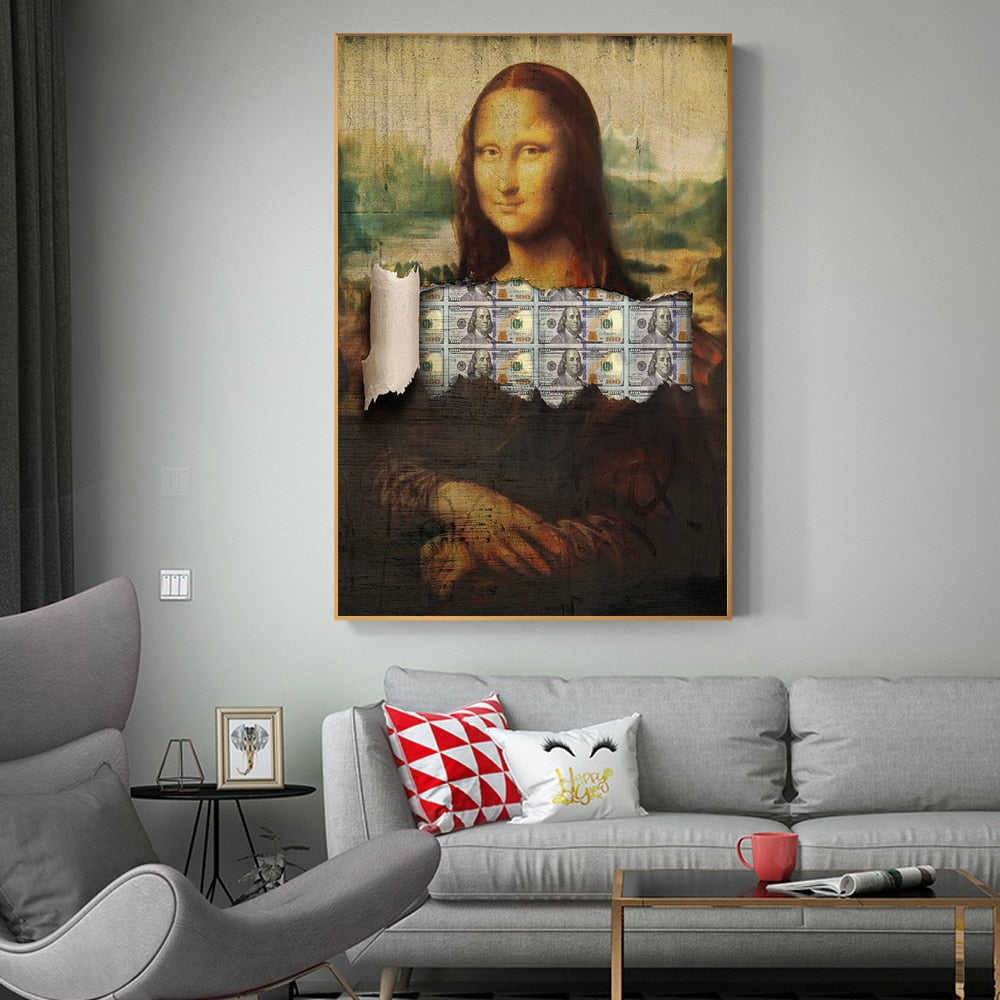 Tableau Money Mona Lisa – Ma jolie toile