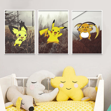 Tableau Pokémon Évolution Pikachu