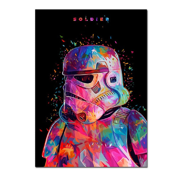 Tableau Star Wars Stormtrooper Color