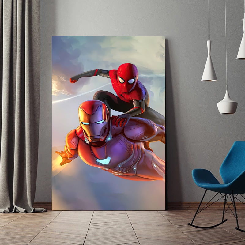 Tableau sur toile Spider-Man - Trio