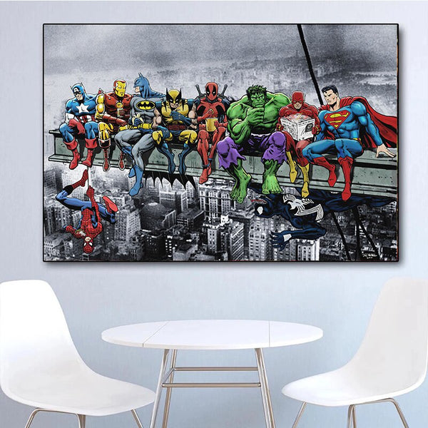 Tableau Super-héros Marvel Team