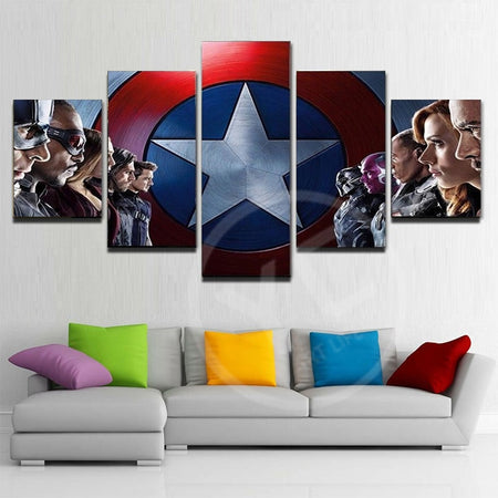 Tableau Marvel Collection Captain America